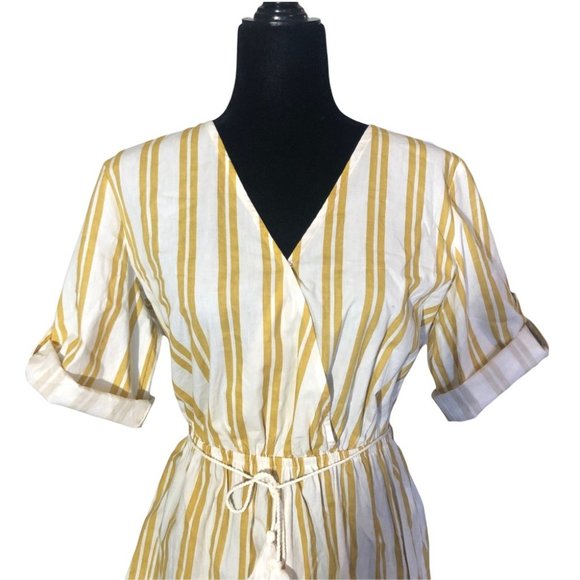 Lost in Lunar Pina Colada Romper Yellow Stripe - Picture 11 of 11